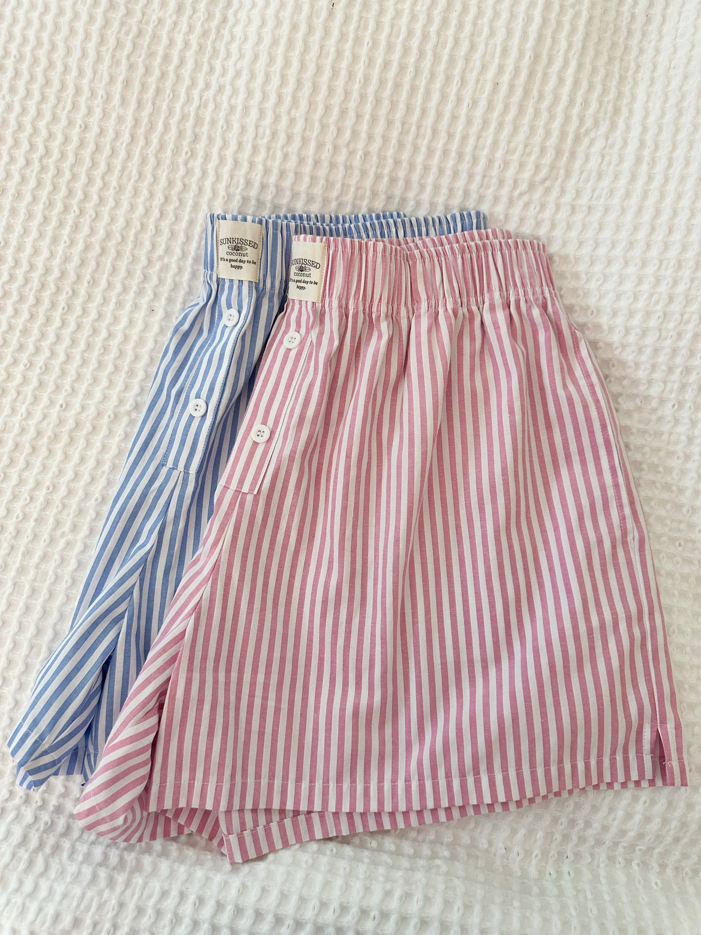 Everyday Boxer Shorts: Pink Stripes
