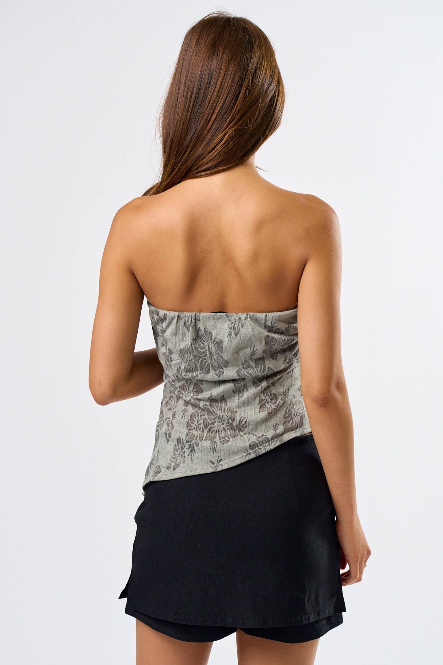 BT20154-6 Tube Asymmetrical Top: Green
