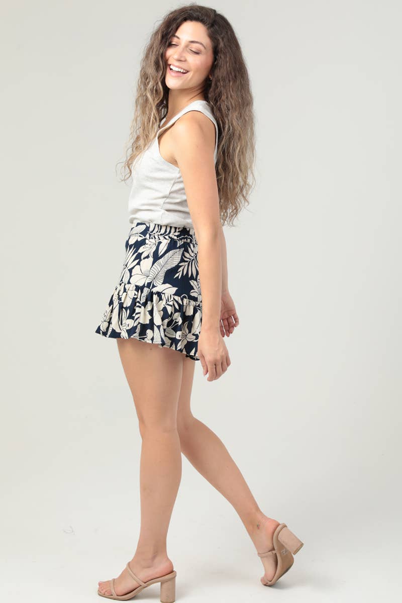 25S57-A920 PRINTED SKORT