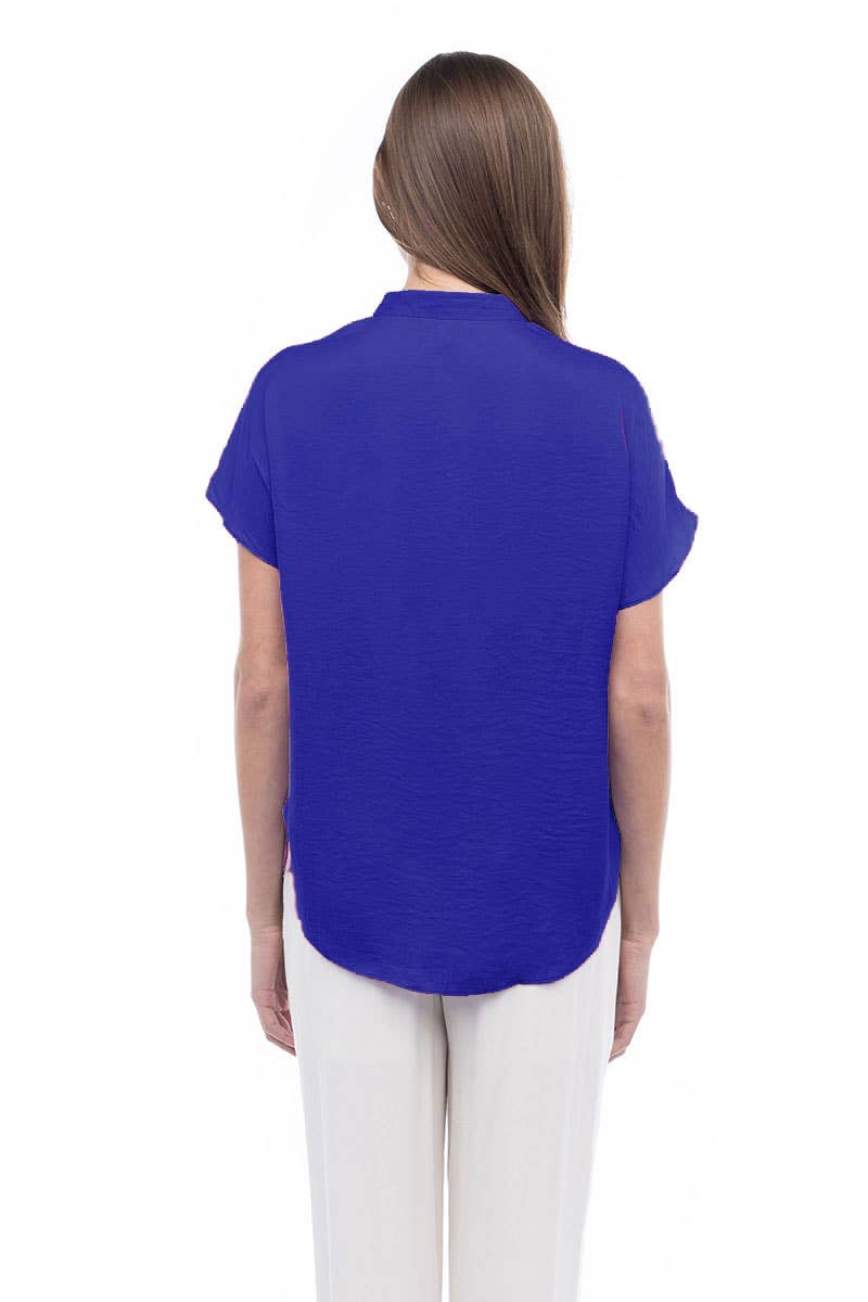 Drop Shoulder Blouse - OB112897: Sable