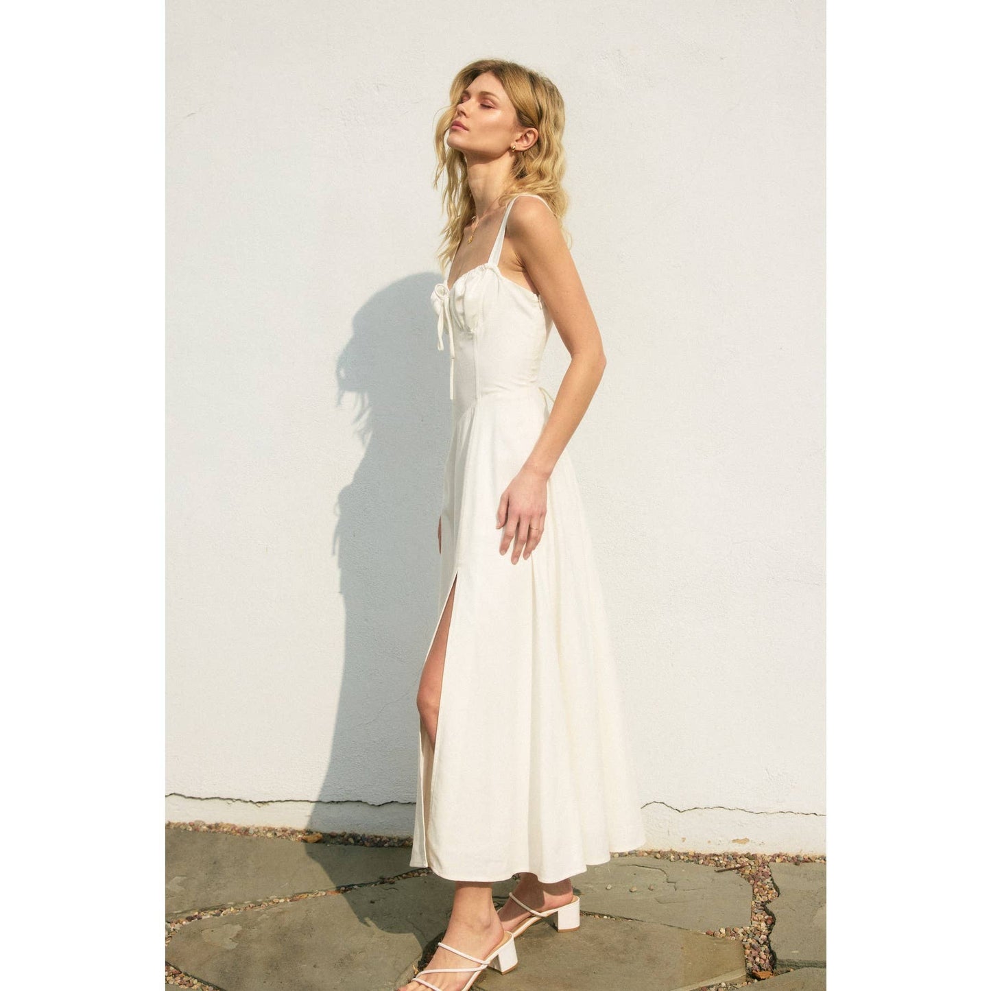 Heaven Sent Corset Sweetheart Dress: NAVY / FD11813-P1465_2
