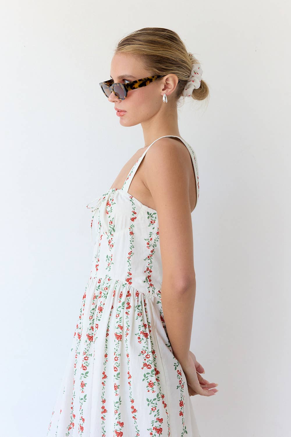 PRINT SUN DRESS - RD1131: WALLPAPER