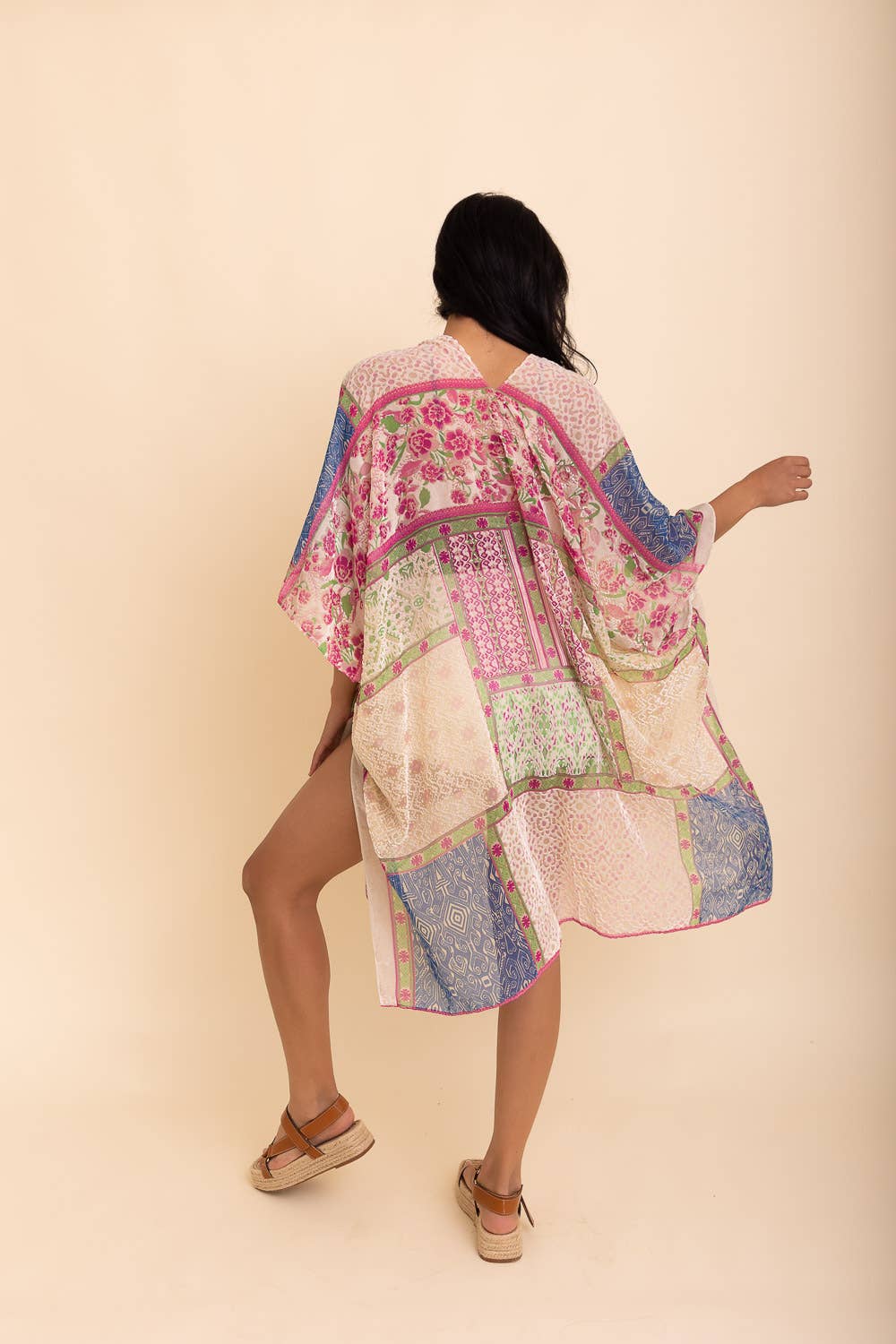 Bohemian Burnout Velvet Kimono ๐ฎ: White