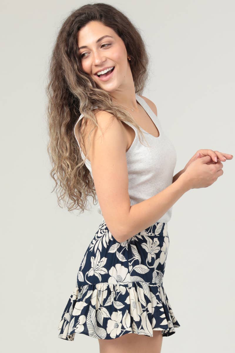 25S57-A920 PRINTED SKORT