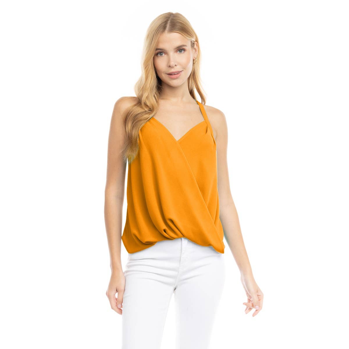 Overlap Tank Top: Purple Dove / AT20343