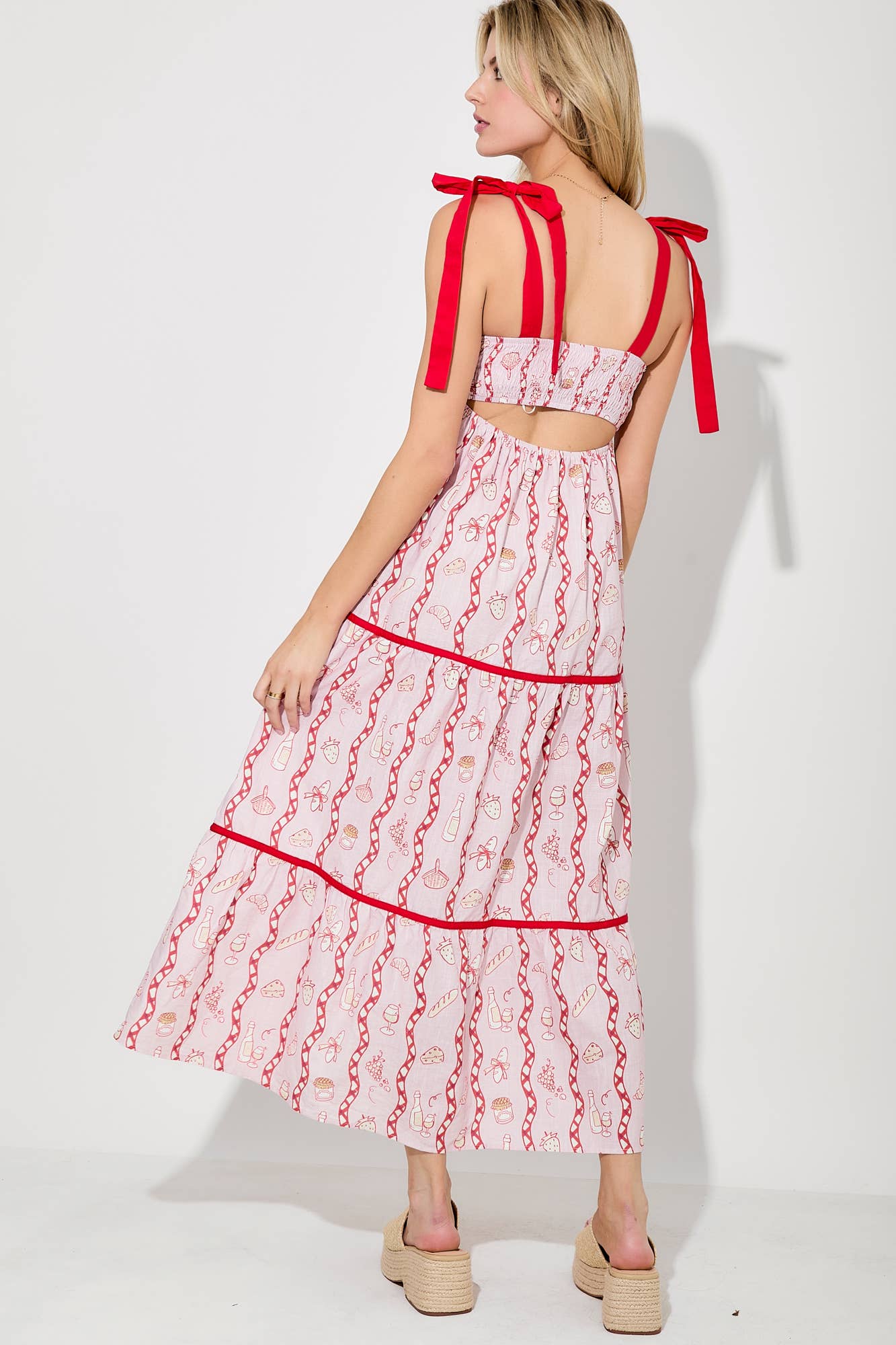 PICNIC MAXI DRESS: BLUE BD5913