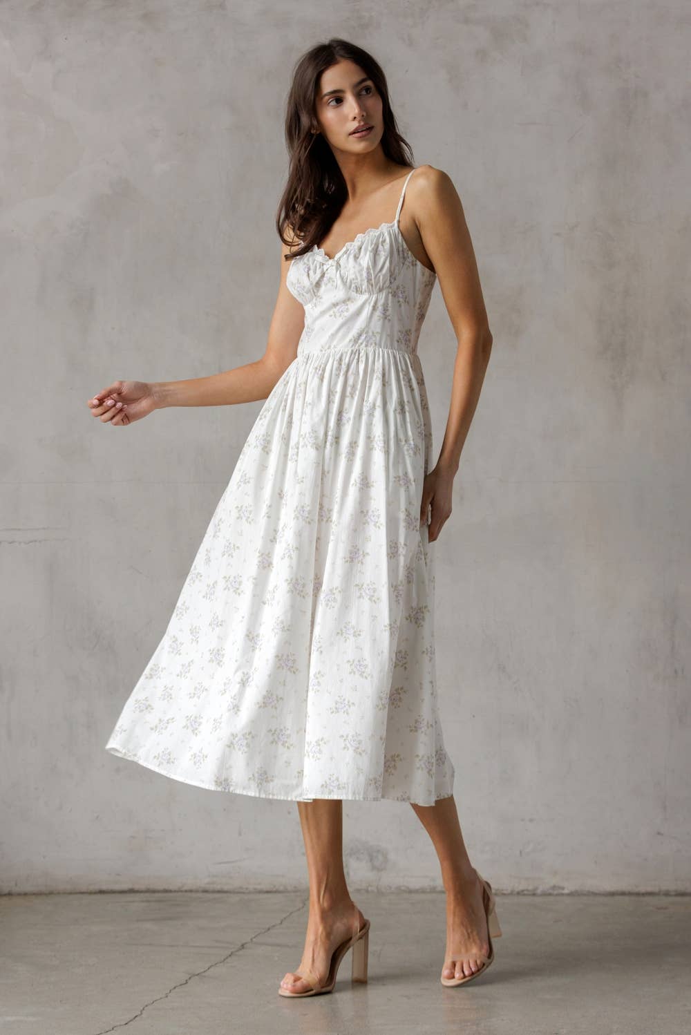 JD6686-2-WHITE LAVENDER FL: WHITE/LAVENDER