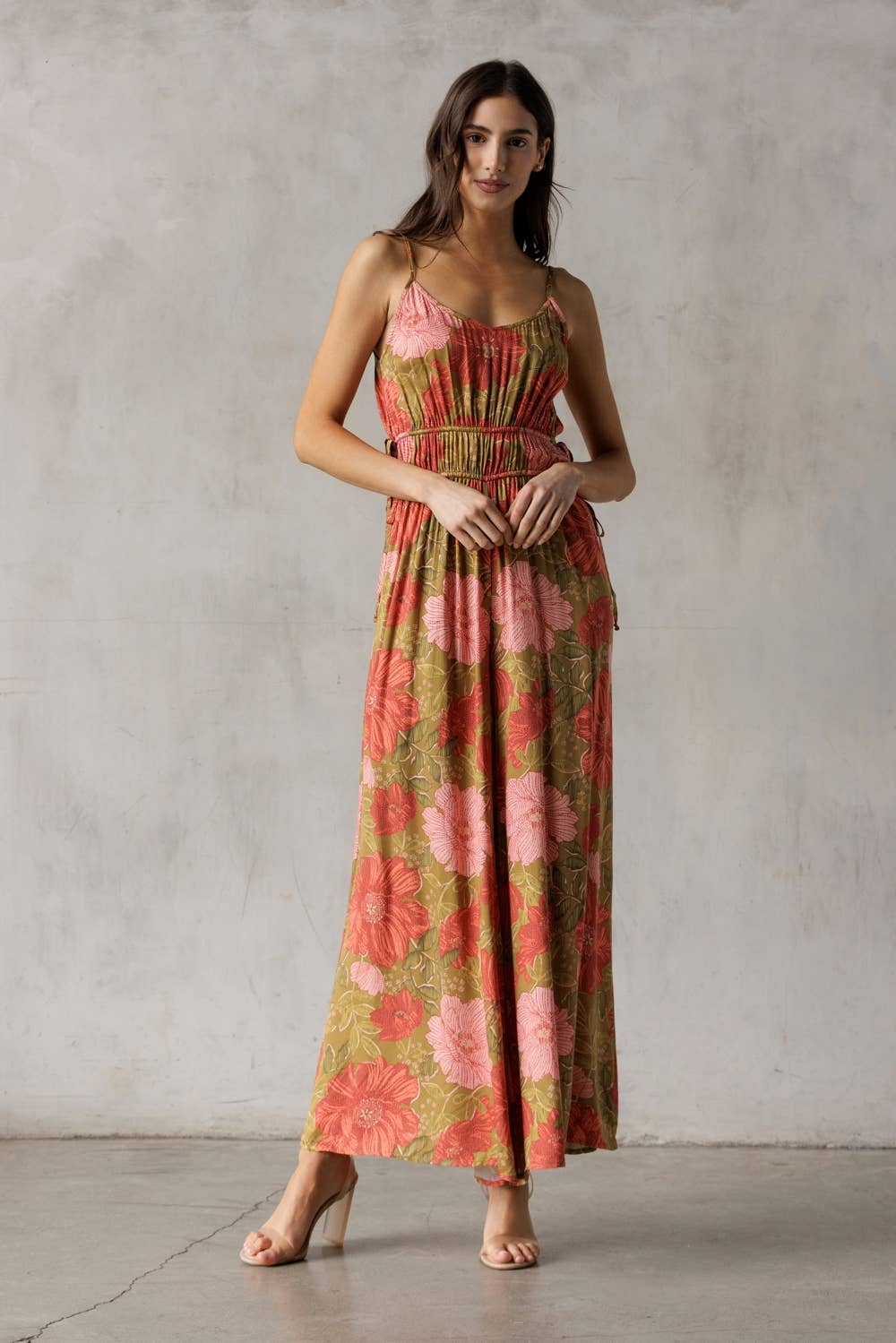 DSJJ5745-GREEN FLORAL: GREEN/FLORAL / storia