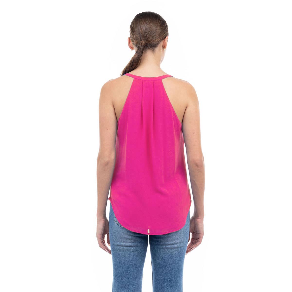 Overlap Tank Top: Purple Dove / AT20343