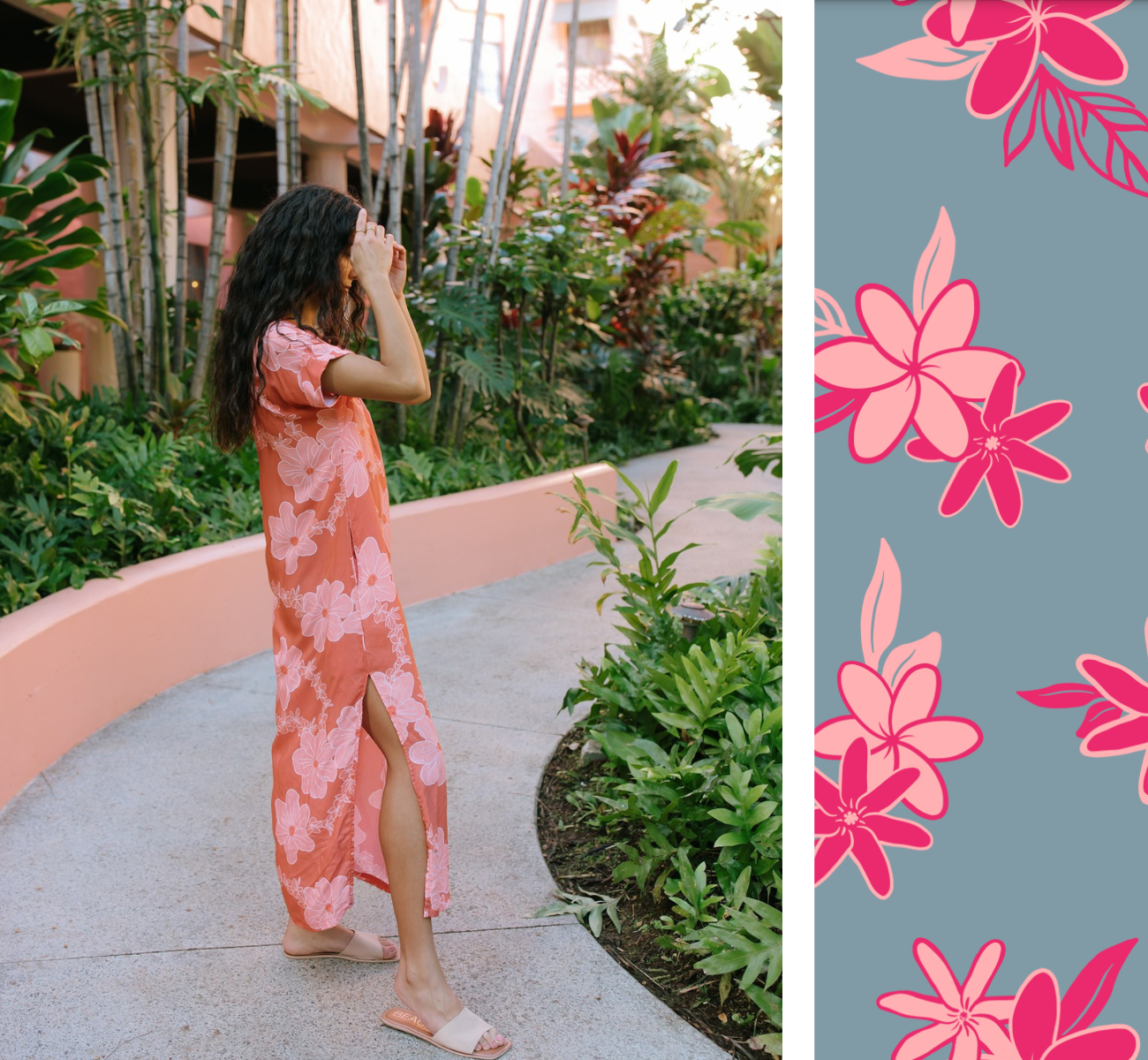 Tide Dress in Tiare Breeze