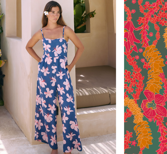 Kai Jumpsuit in Lei Day