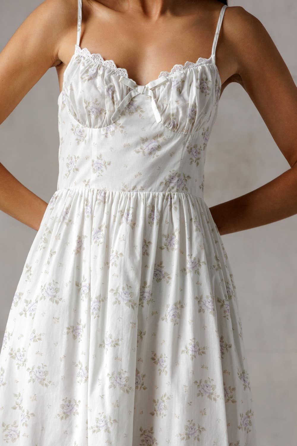 JD6686-2-WHITE LAVENDER FL: WHITE/LAVENDER