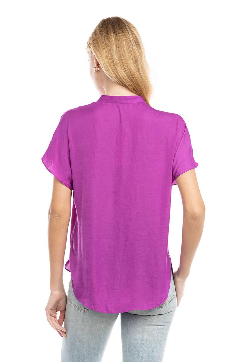 Drop Shoulder Blouse - OB112897: Sable