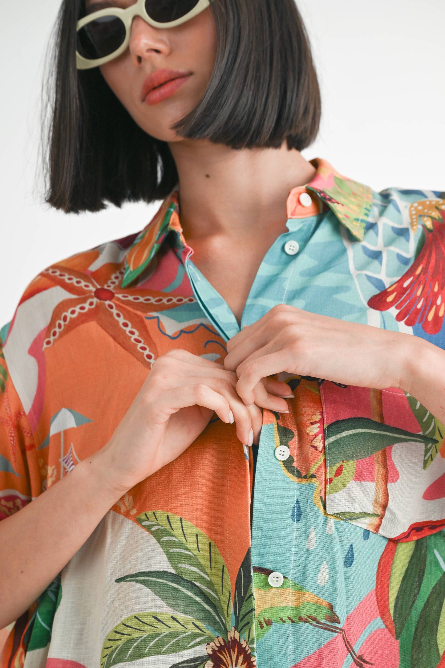 OVERSIZED CAMP SHIRT: IPK2113T / S