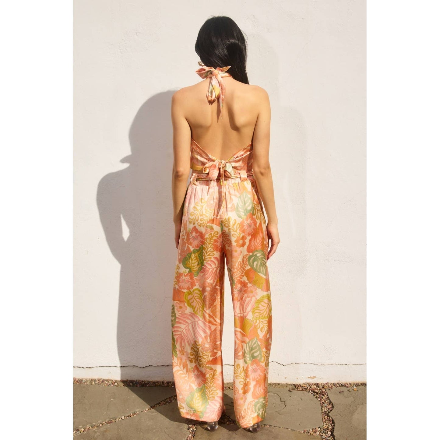 Just Peachy Looped Belt Pants: APRICOT BELLINI / FP12080-P1884