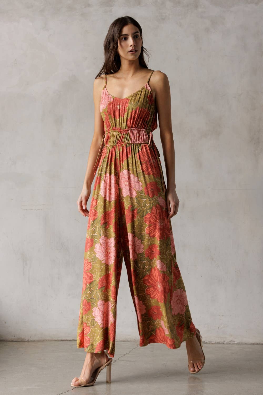 DSJJ5745-GREEN FLORAL: GREEN/FLORAL / storia