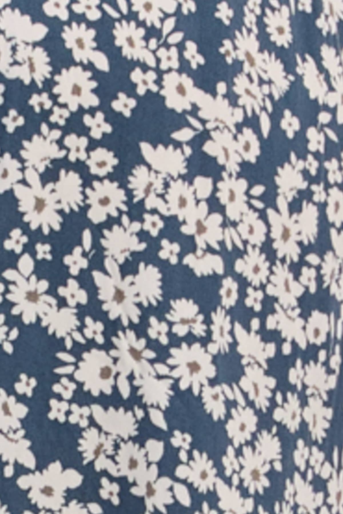 Print Tiered Midi Skirt - VS3533A: Ink Blue