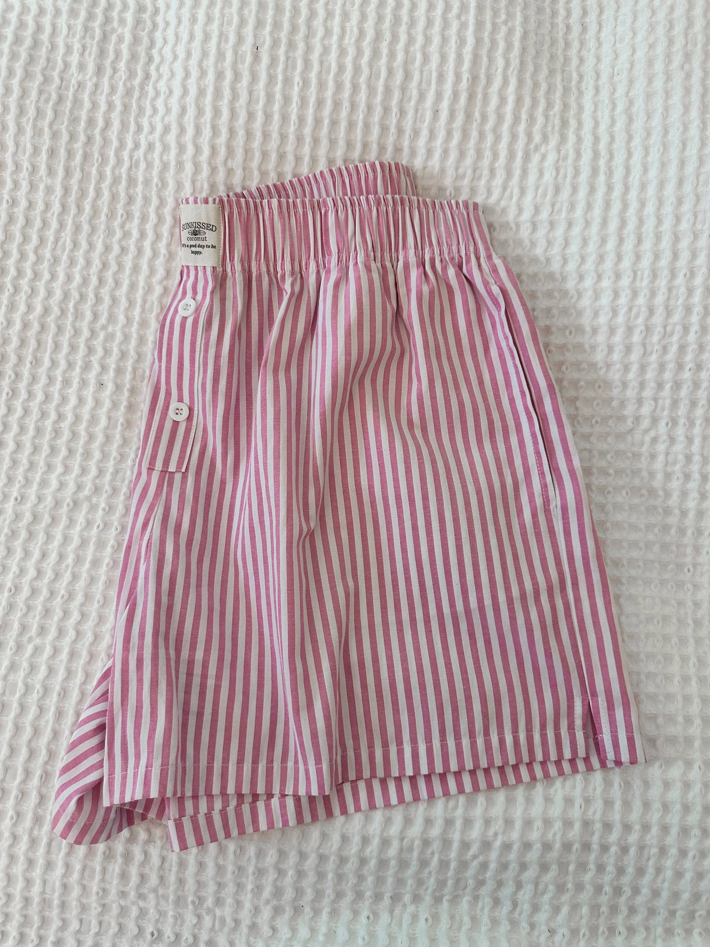 Everyday Boxer Shorts: Pink Stripes