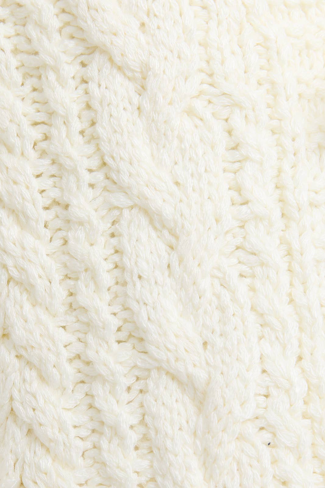 FRONT TIE CABLE CARDIGAN: LAVENDER /