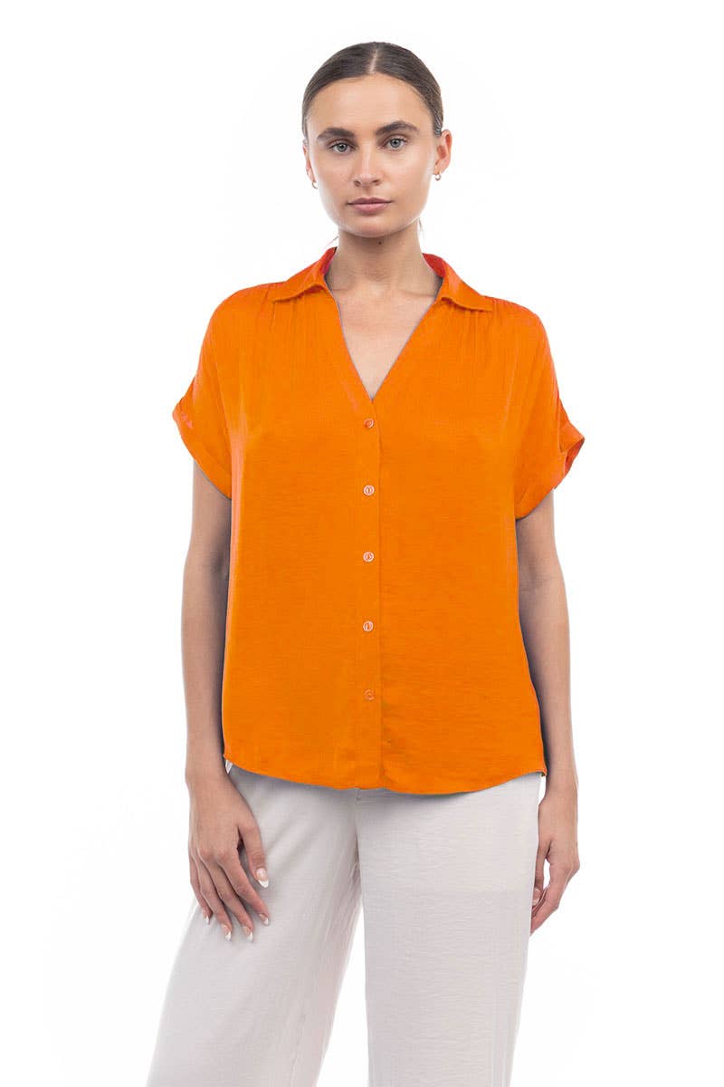 Short Sleeve Blouse - SB113287: Mystic Mauve