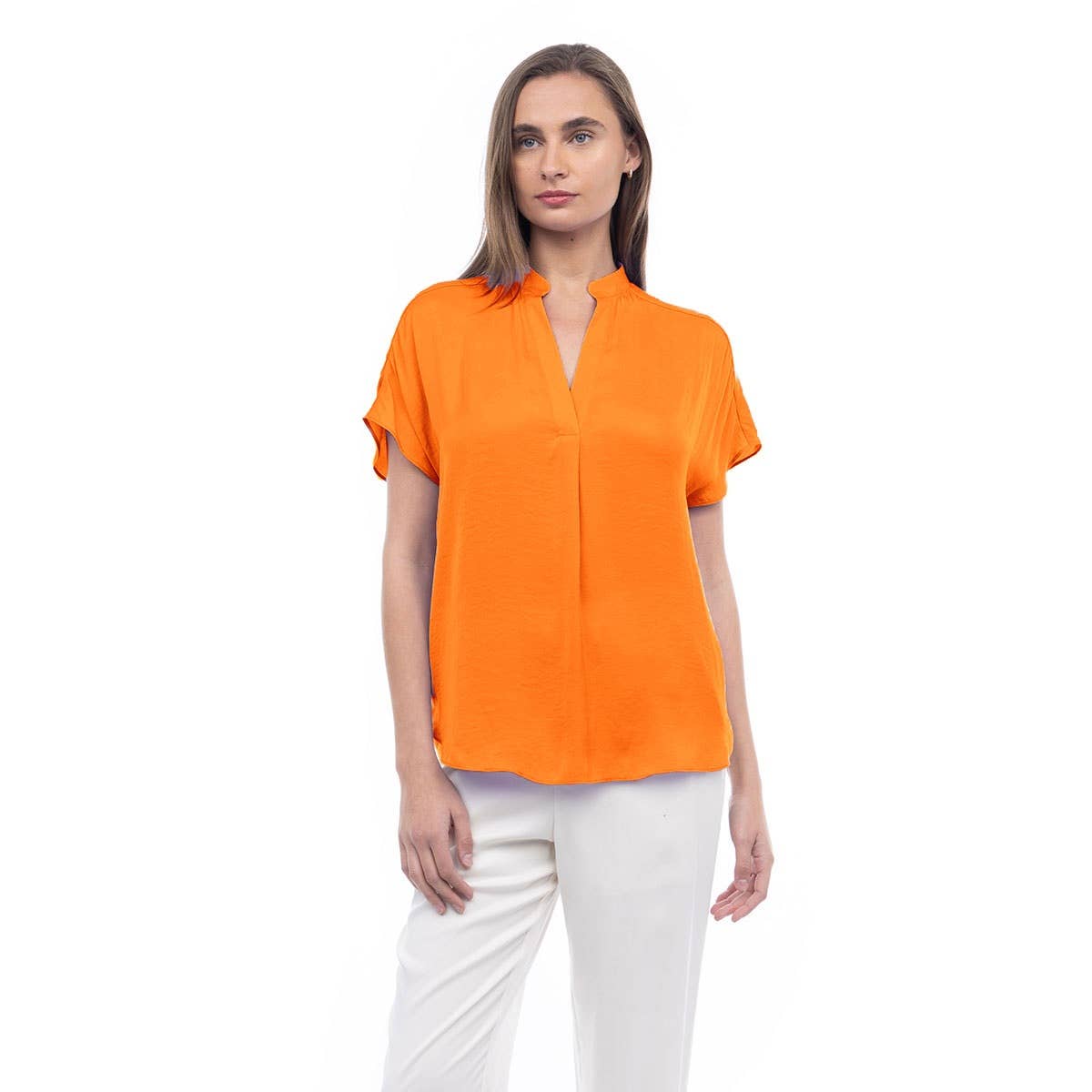 Drop Shoulder Regular Blouse: Navy / OB112897