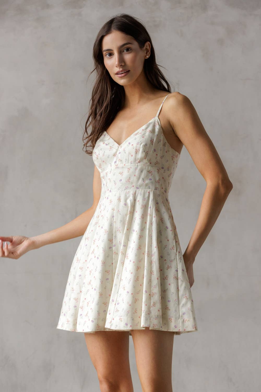 JD7579-CREAM MULTI FL: CREAM