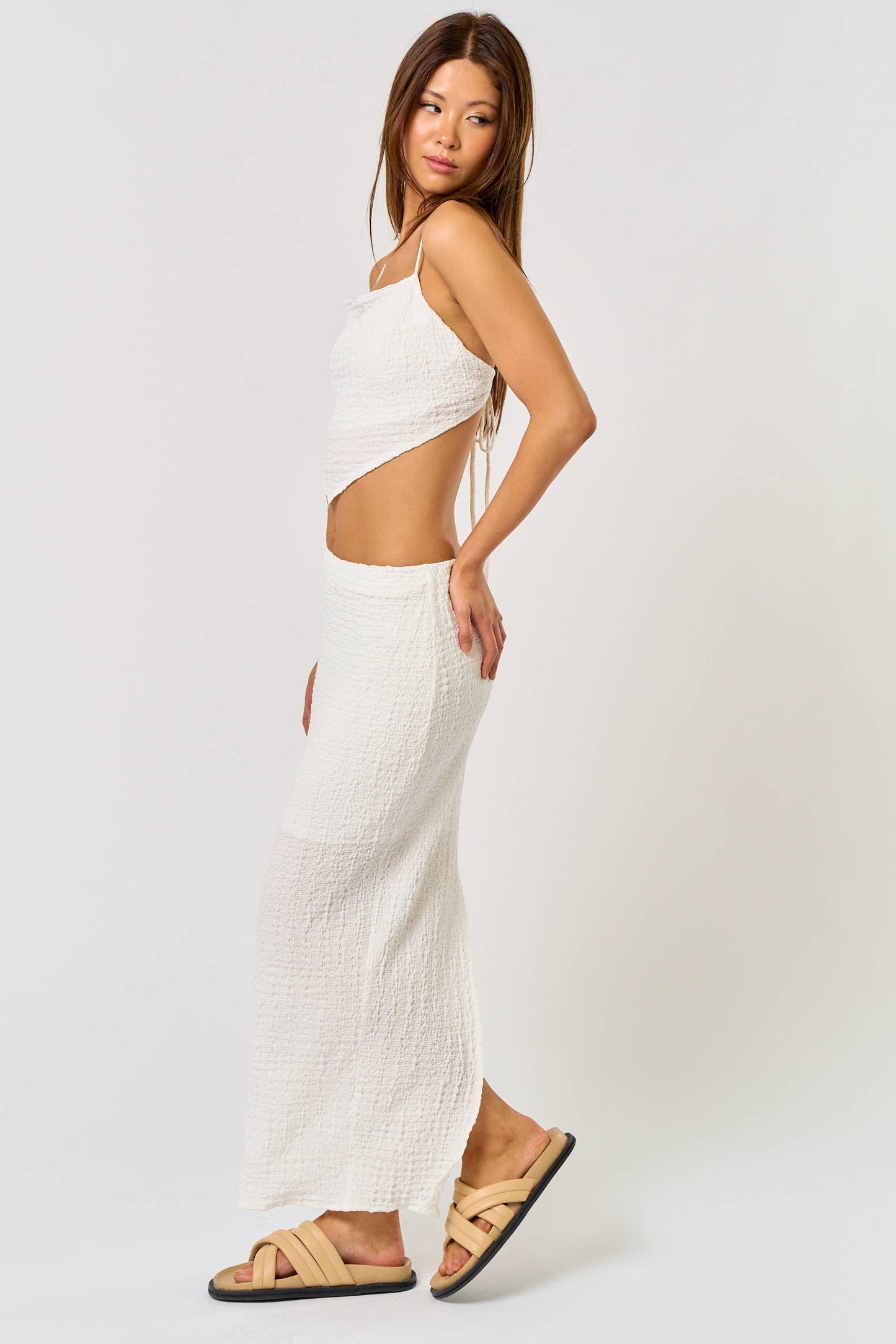 BS22555-1 💖 Skirt Onlyyyy : OFF WHITE
