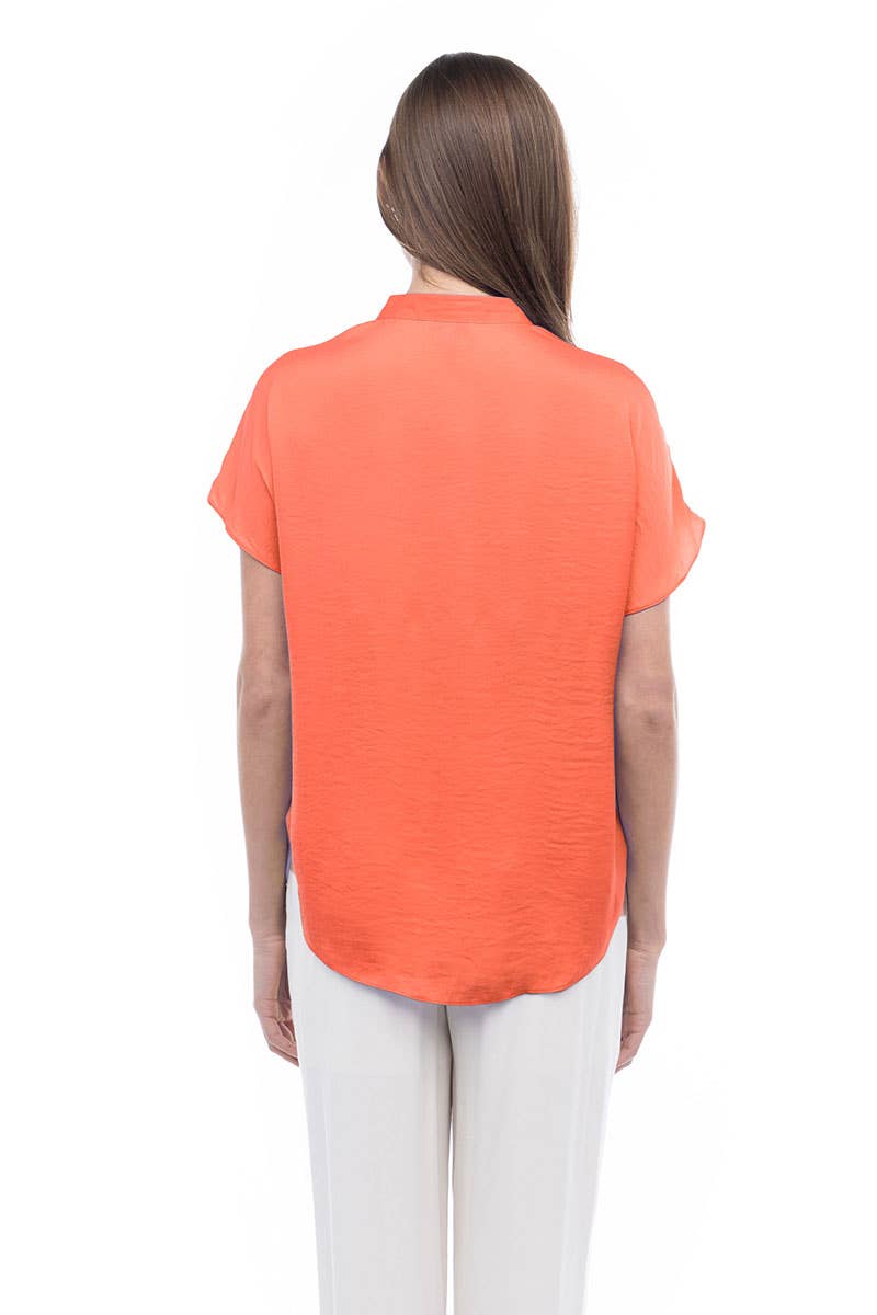 Drop Shoulder Blouse - OB112897: Sable