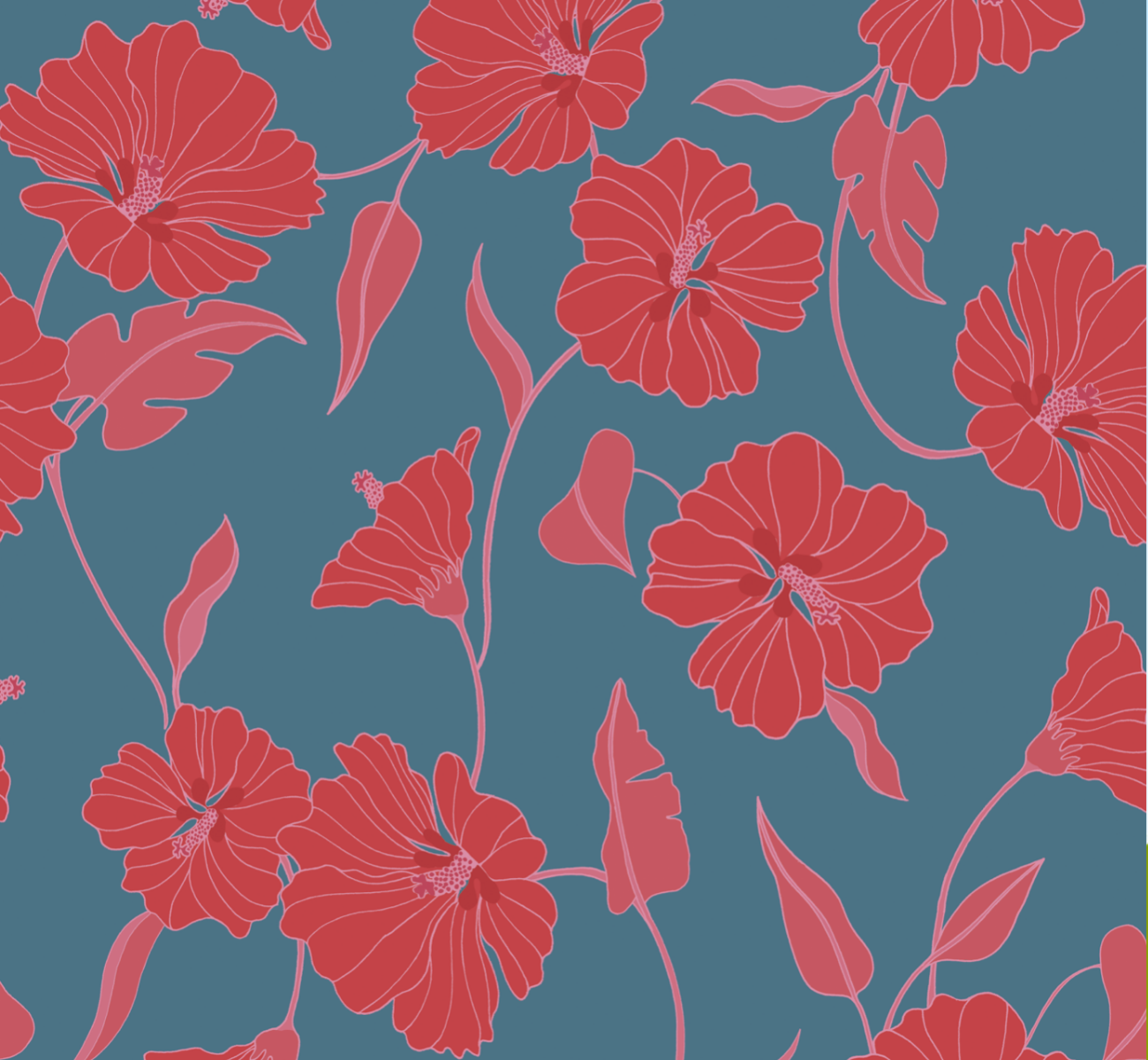 Alina Dress in Mao Flower (Cove):