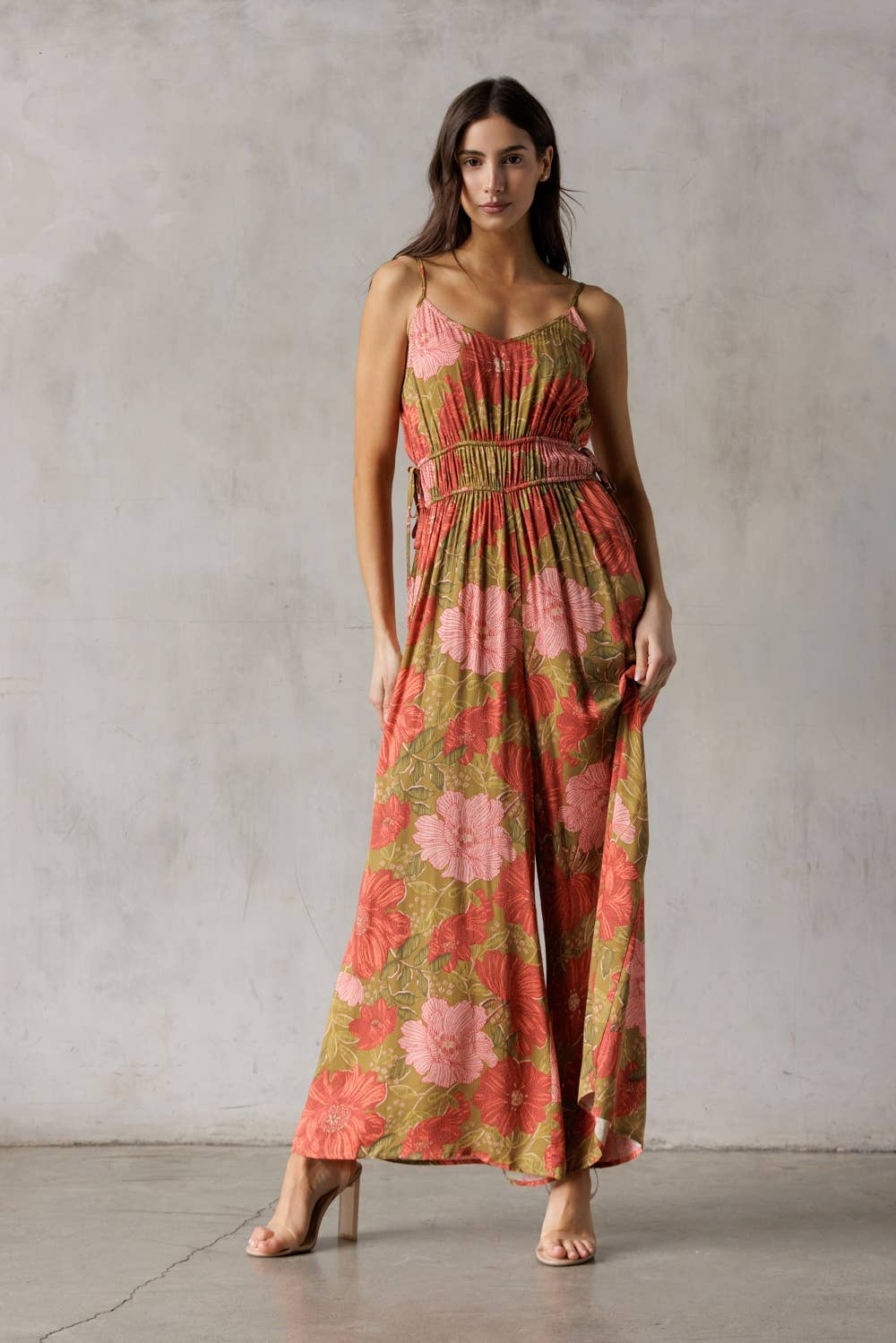 DSJJ5745-GREEN FLORAL: GREEN/FLORAL / storia