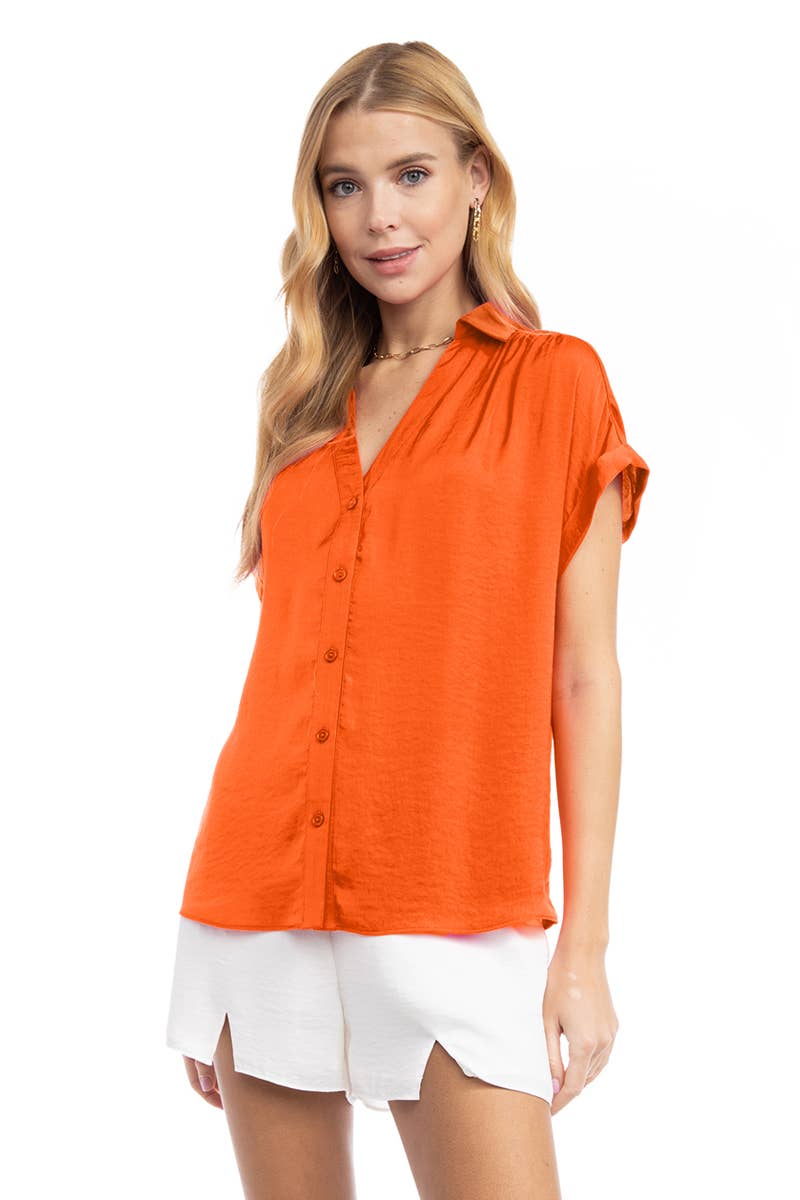 Short Sleeve Blouse - SB113287: Mystic Mauve