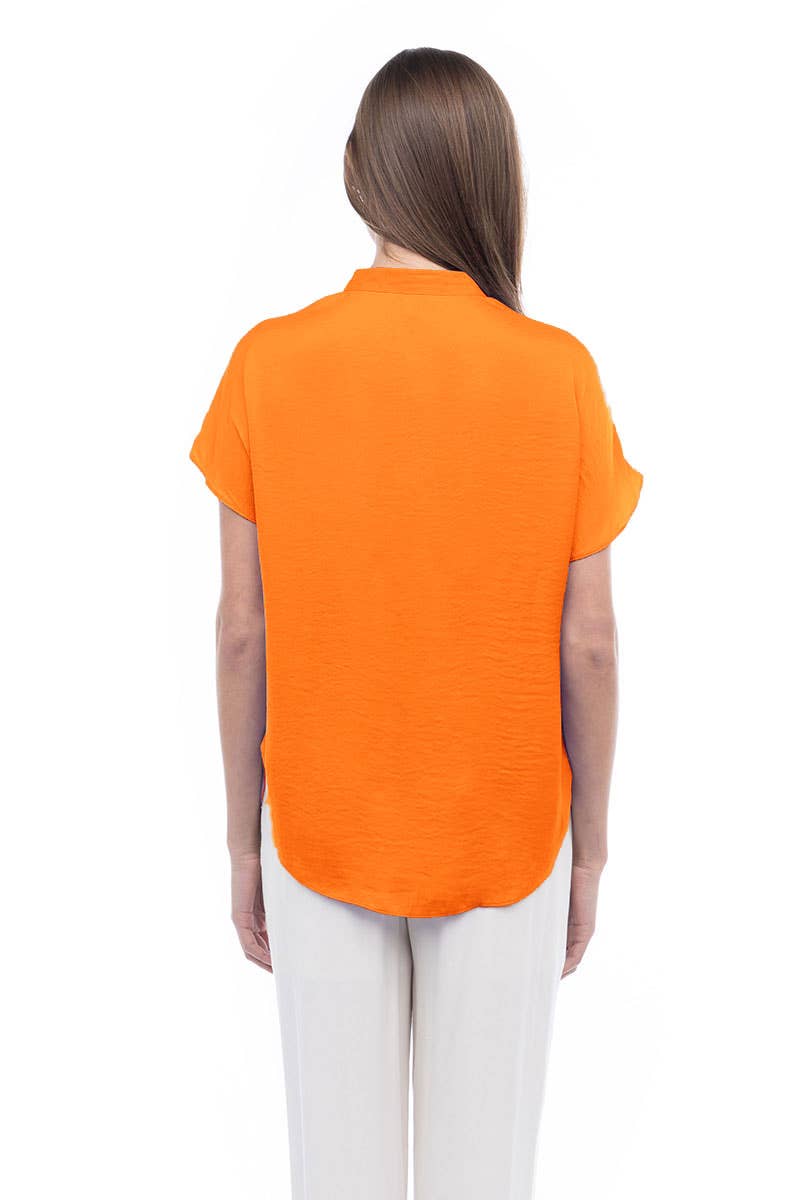 Drop Shoulder Blouse - OB112897: Sable