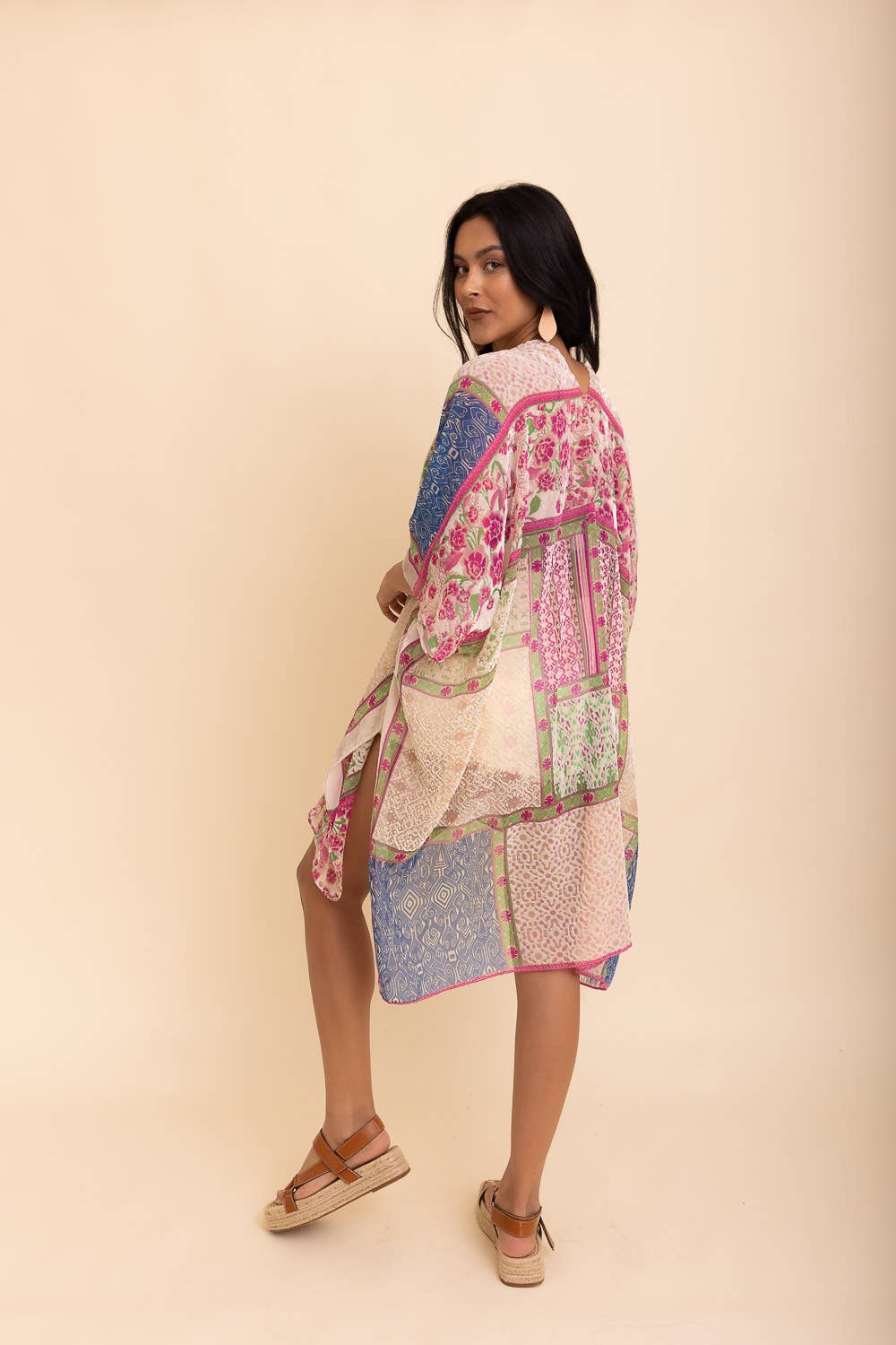Bohemian Burnout Velvet Kimono ๐ฎ: White