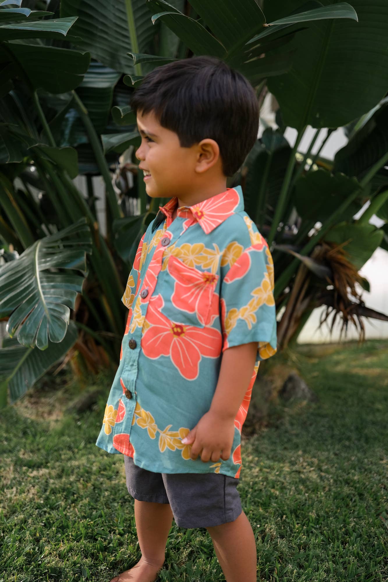 Maverick Button-Up in Lei Pua (Green)