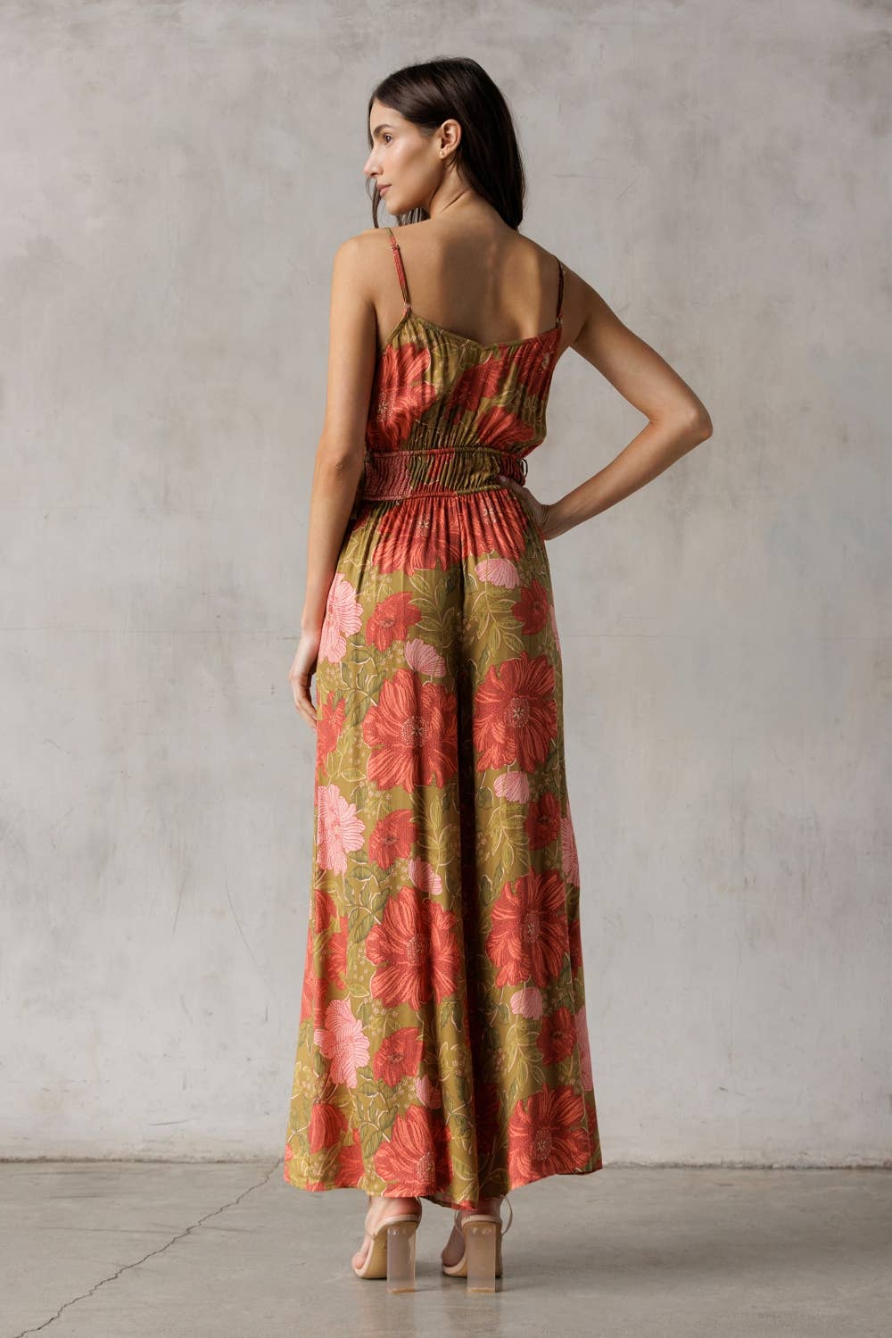 DSJJ5745-GREEN FLORAL: GREEN/FLORAL / storia