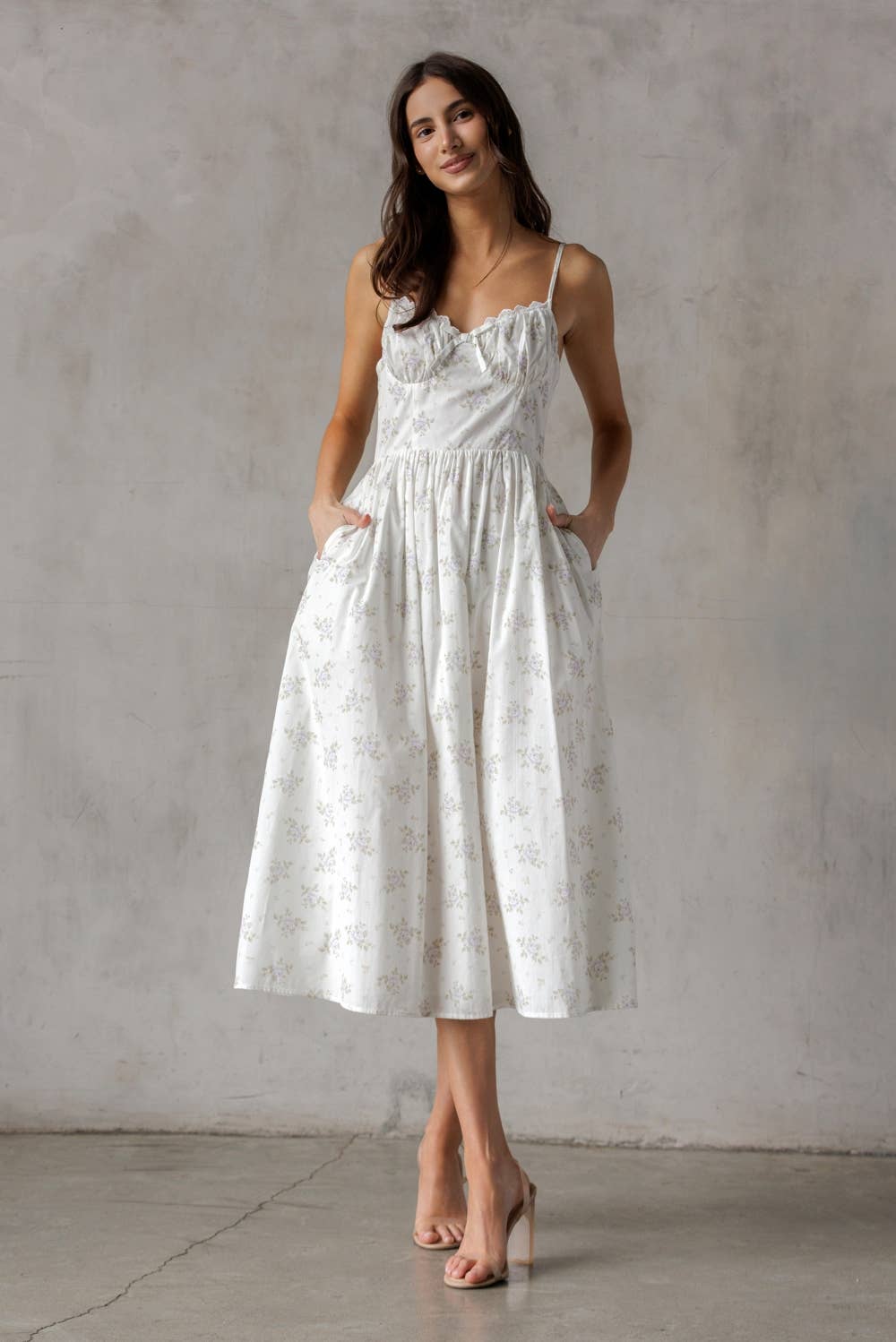 JD6686-2-WHITE LAVENDER FL: WHITE/LAVENDER
