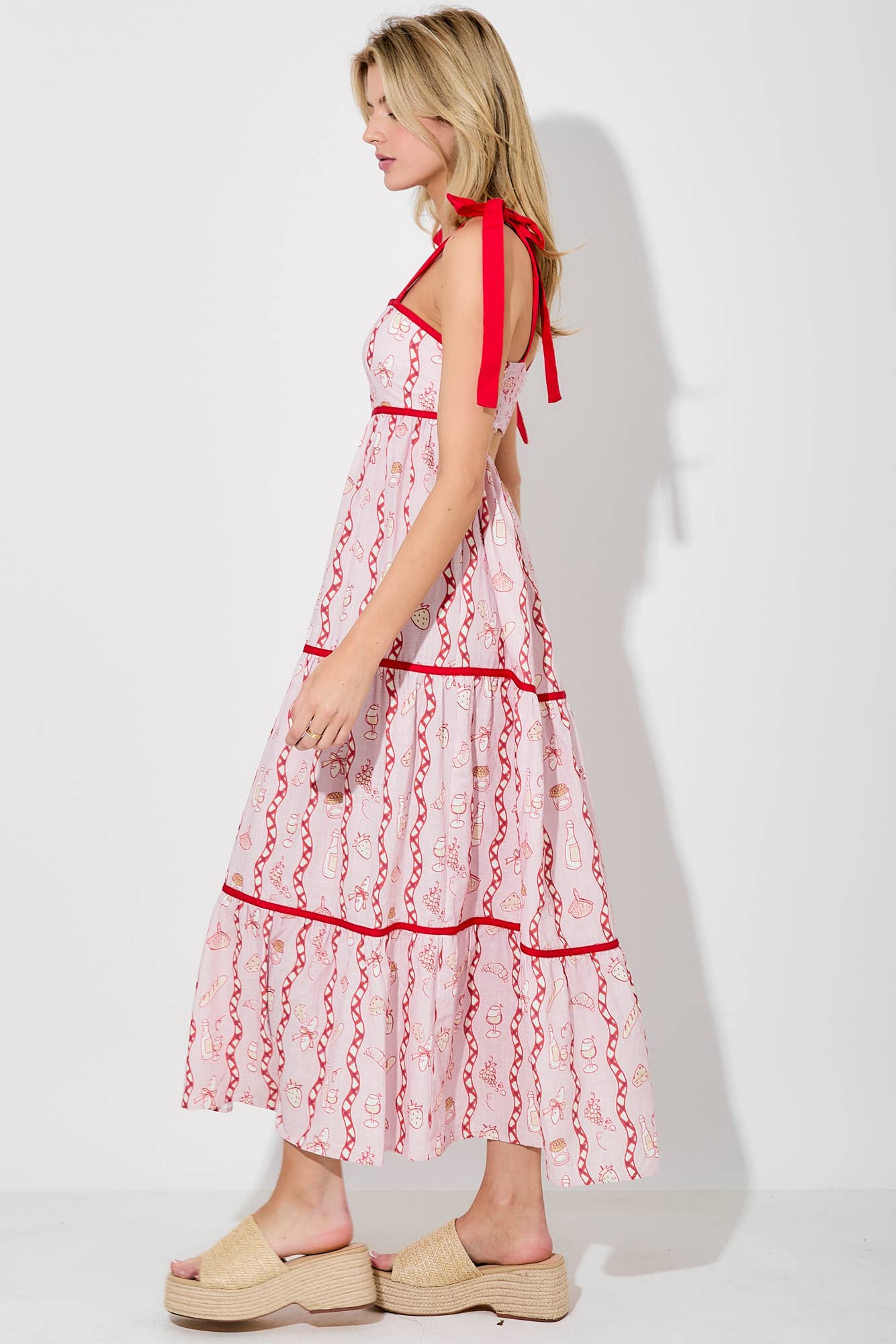 PICNIC MAXI DRESS: BLUE BD5913