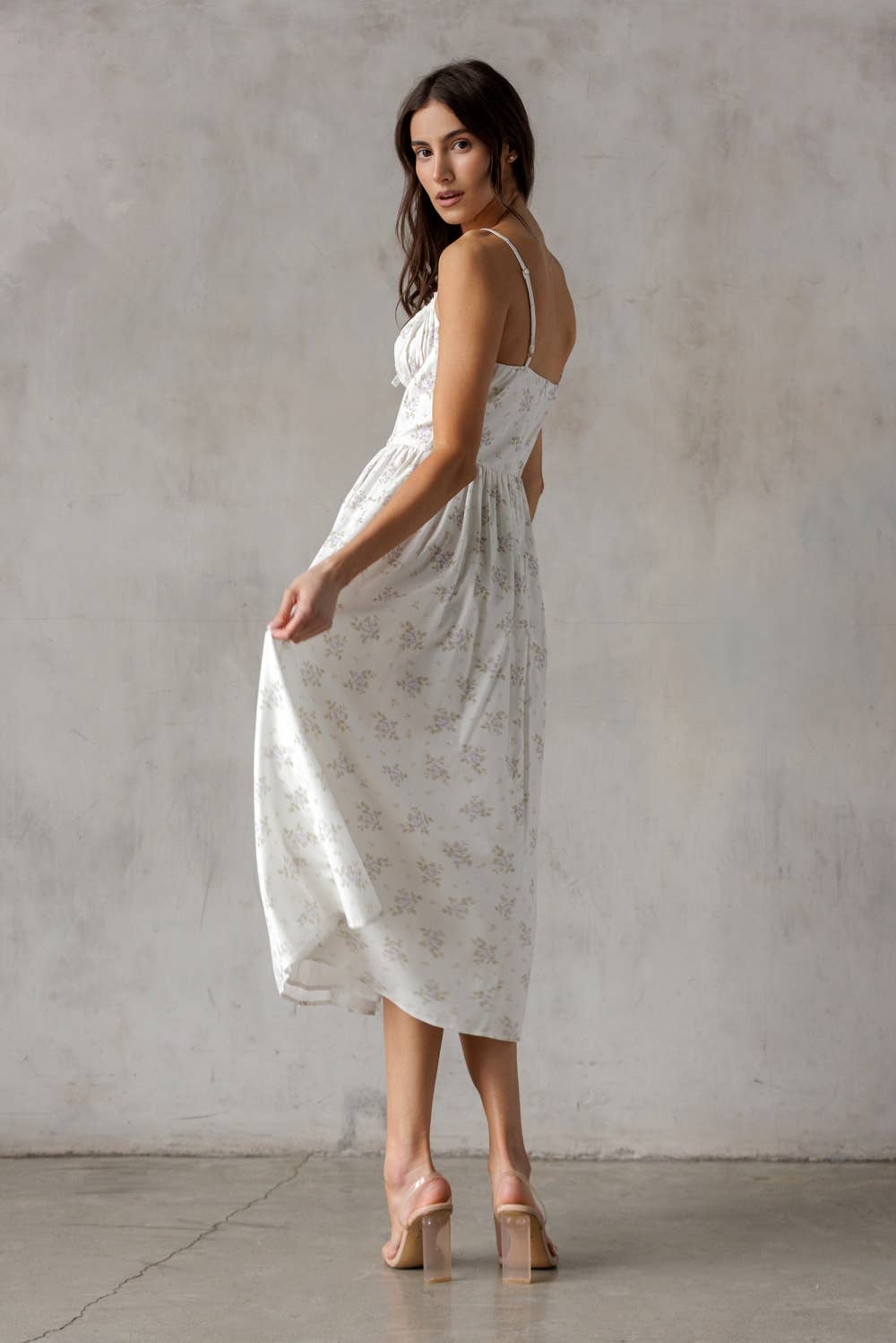JD6686-2-WHITE LAVENDER FL: WHITE/LAVENDER