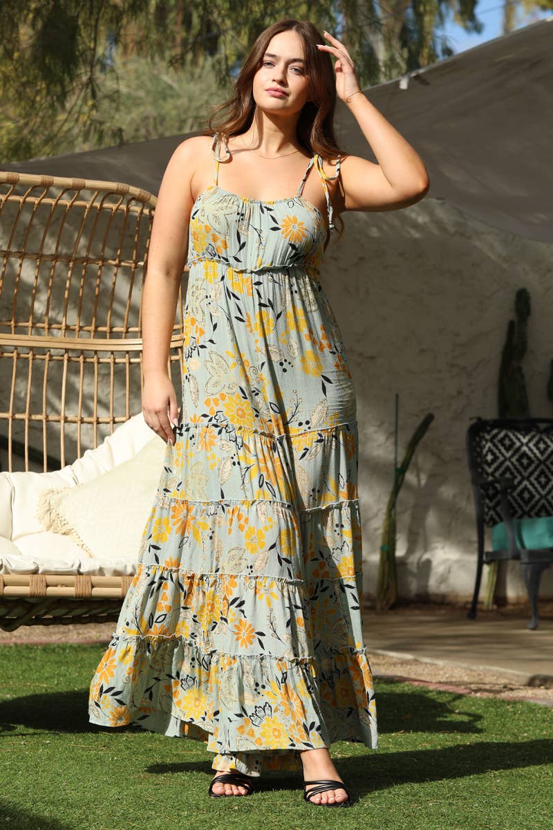 B5A59-A867 WIDE LEG JUMPSUIT WITH TIE STRAPS AND LUREX THREA