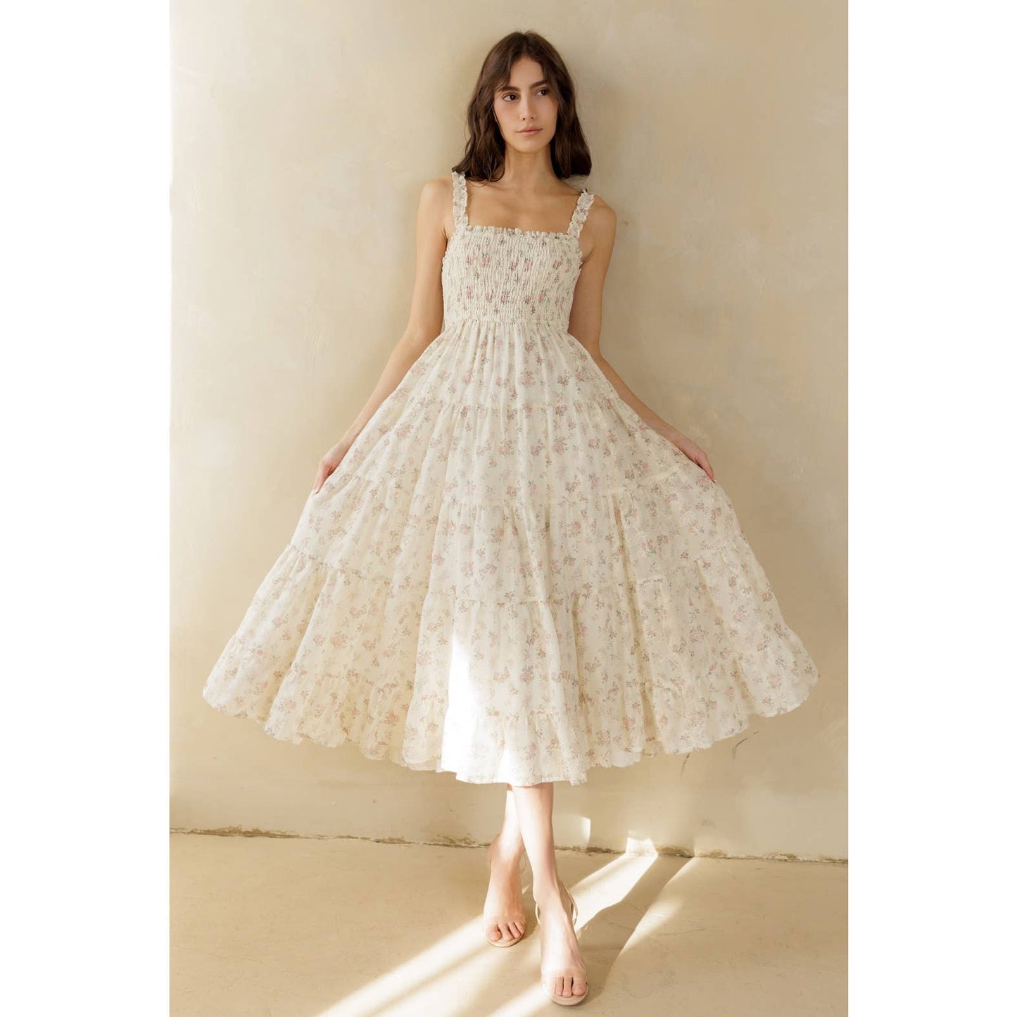 CREAM PINK FLORAL: CREAM PINK BD2181-6