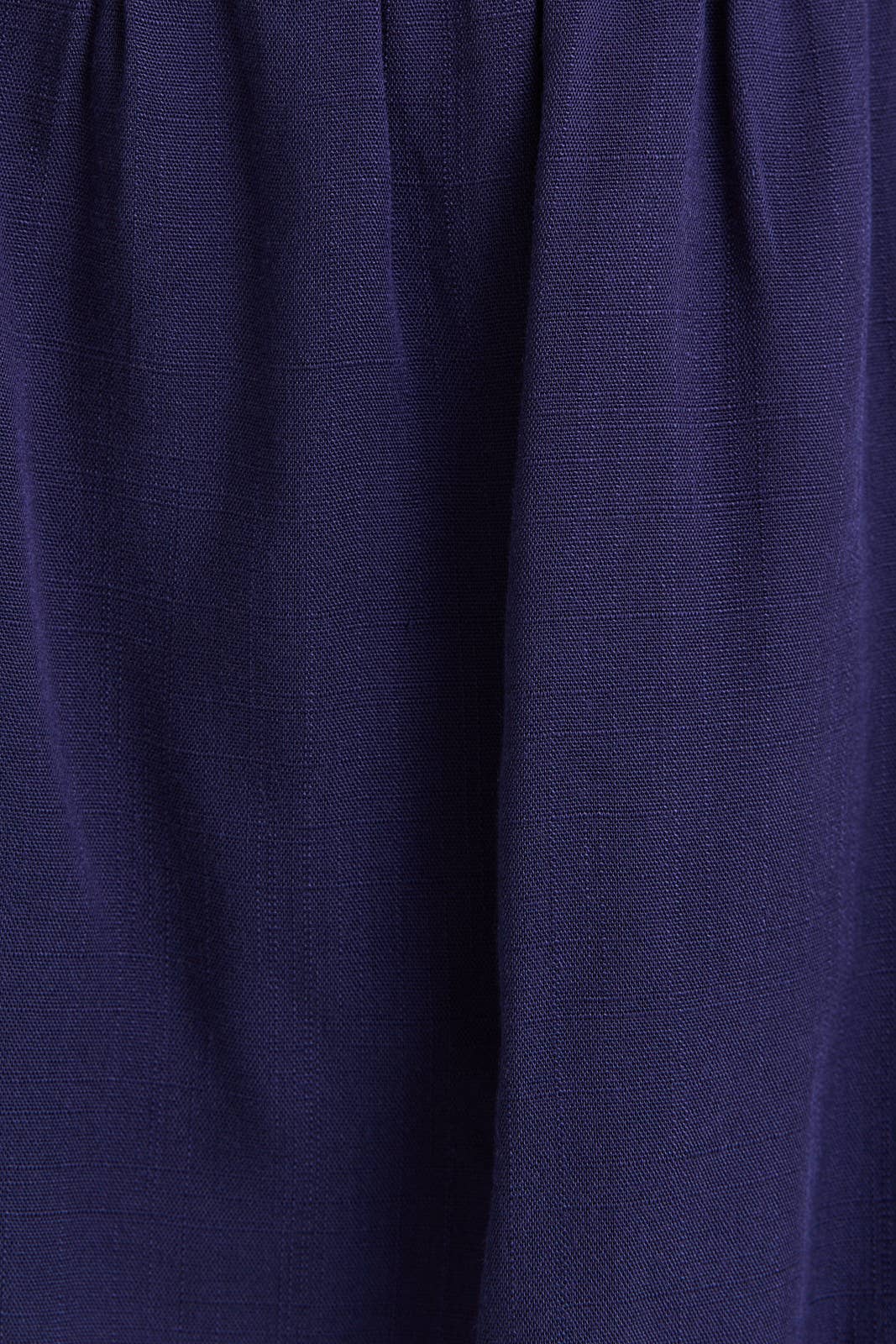 SLEEVELESS ROMPER WITH SMOCKING BACK AND SIDE ZIPPER: NAVY / PM6210