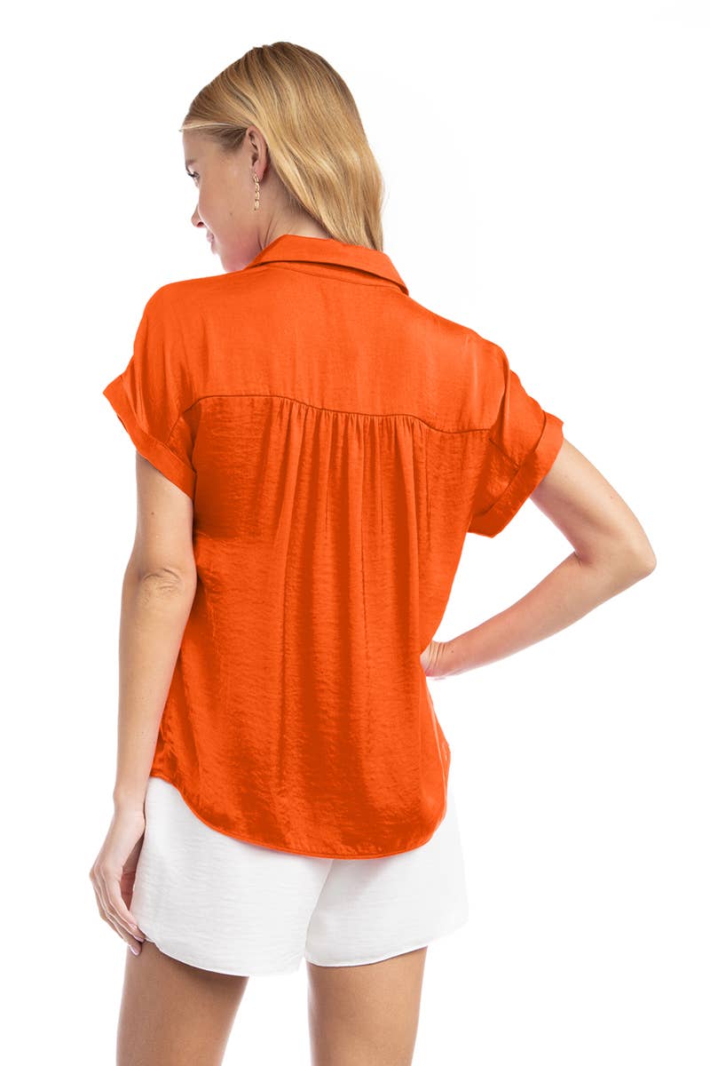 Short Sleeve Blouse - SB113287: Mystic Mauve