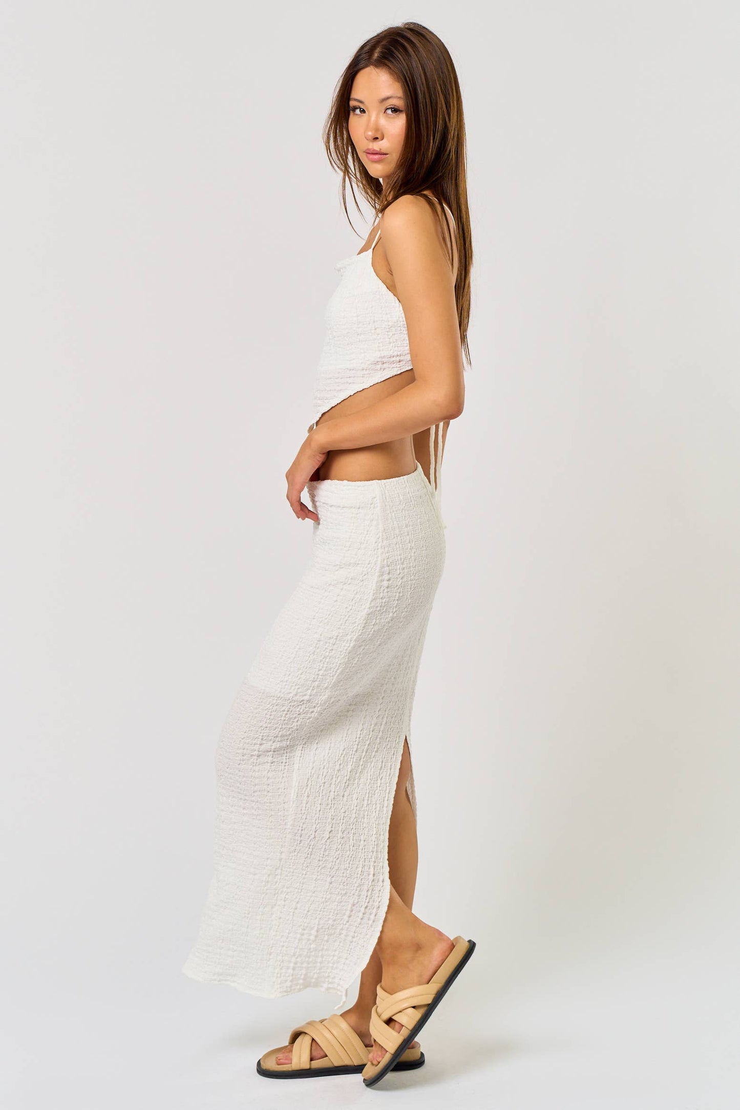 BS22555-1 💖 Top Onlyyyyy : OFF WHITE