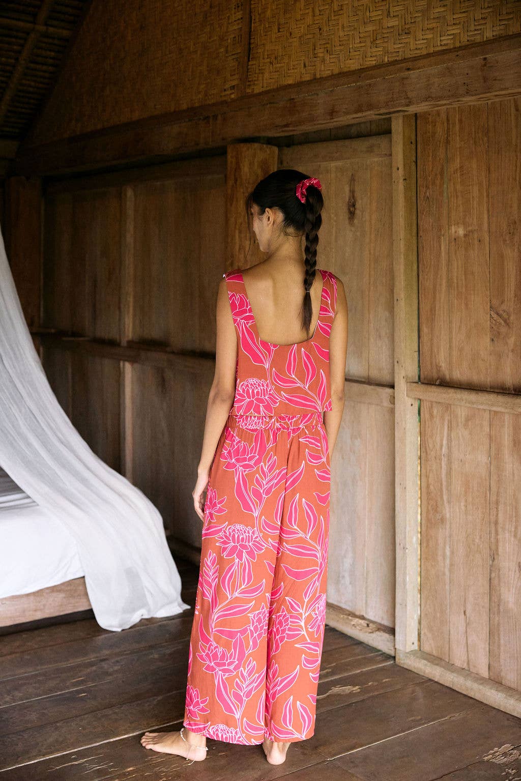 Elodi Pant in Garden 'Awapuhi (Sienna)