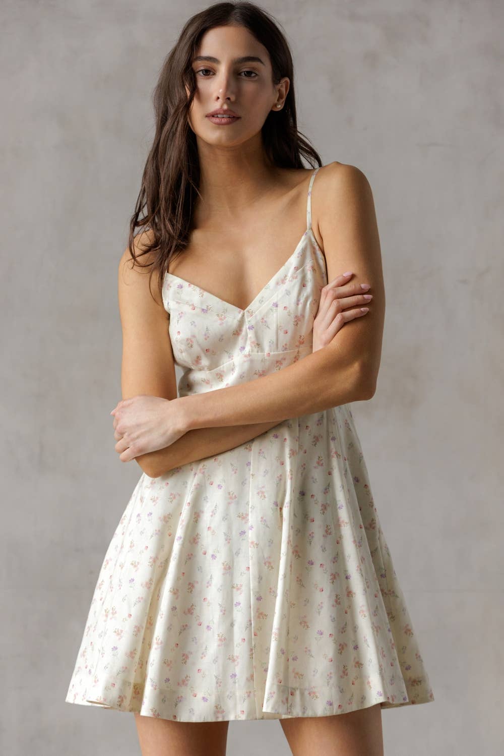 JD7579-CREAM MULTI FL: CREAM