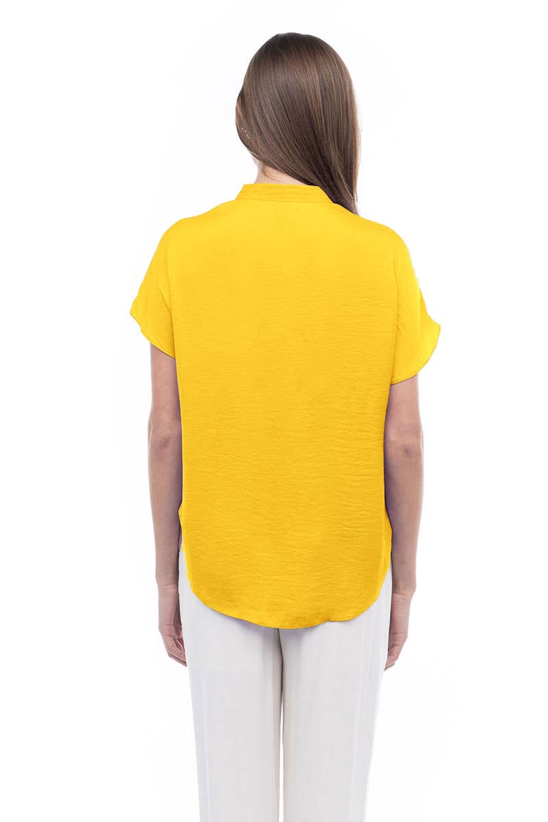 Drop Shoulder Blouse - OB112897: Sable