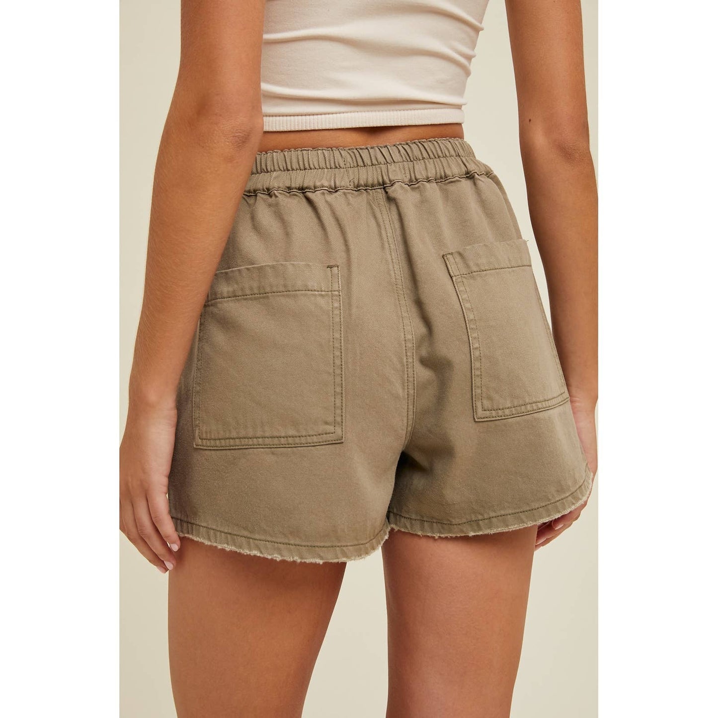RAW EDGE HEM DENIM SHORTS / WL24-9511: S.OLIVE