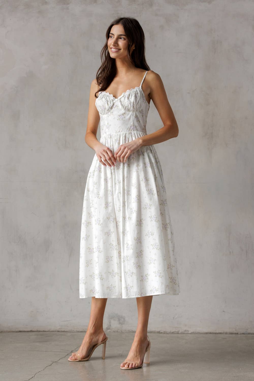 JD6686-2-WHITE LAVENDER FL: WHITE/LAVENDER