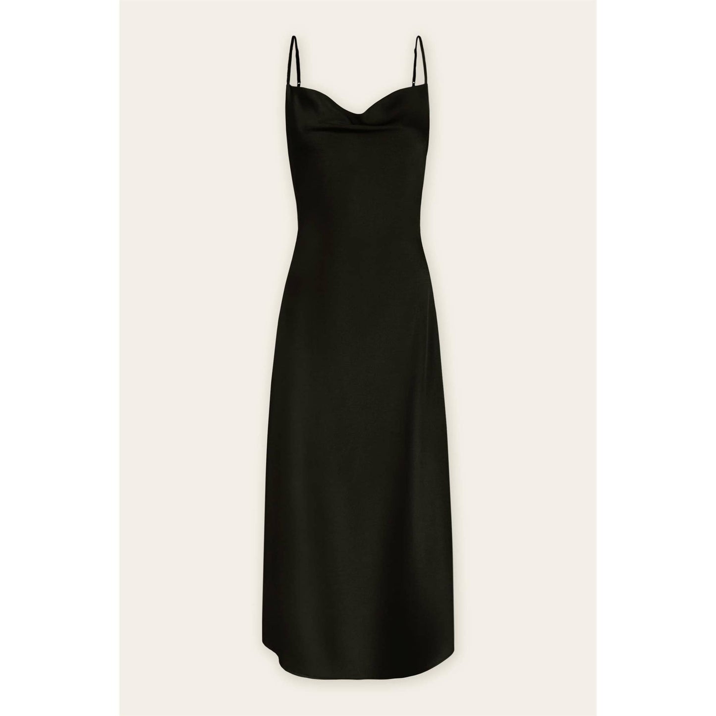 Going Out Cowl Neck Slip Dress: CHAMPAGNE / FD9602-CP112