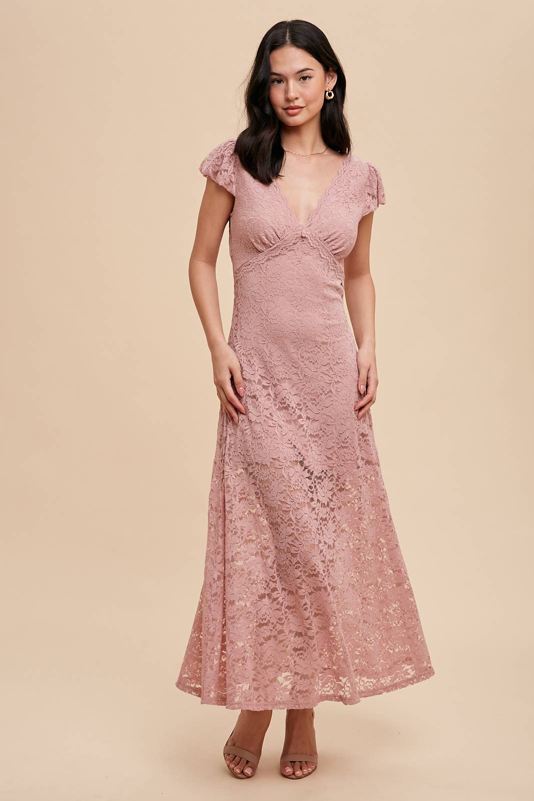 ILD5612 BACK LACE BODYCON DRESS: PERIWINKLE / ILD5612